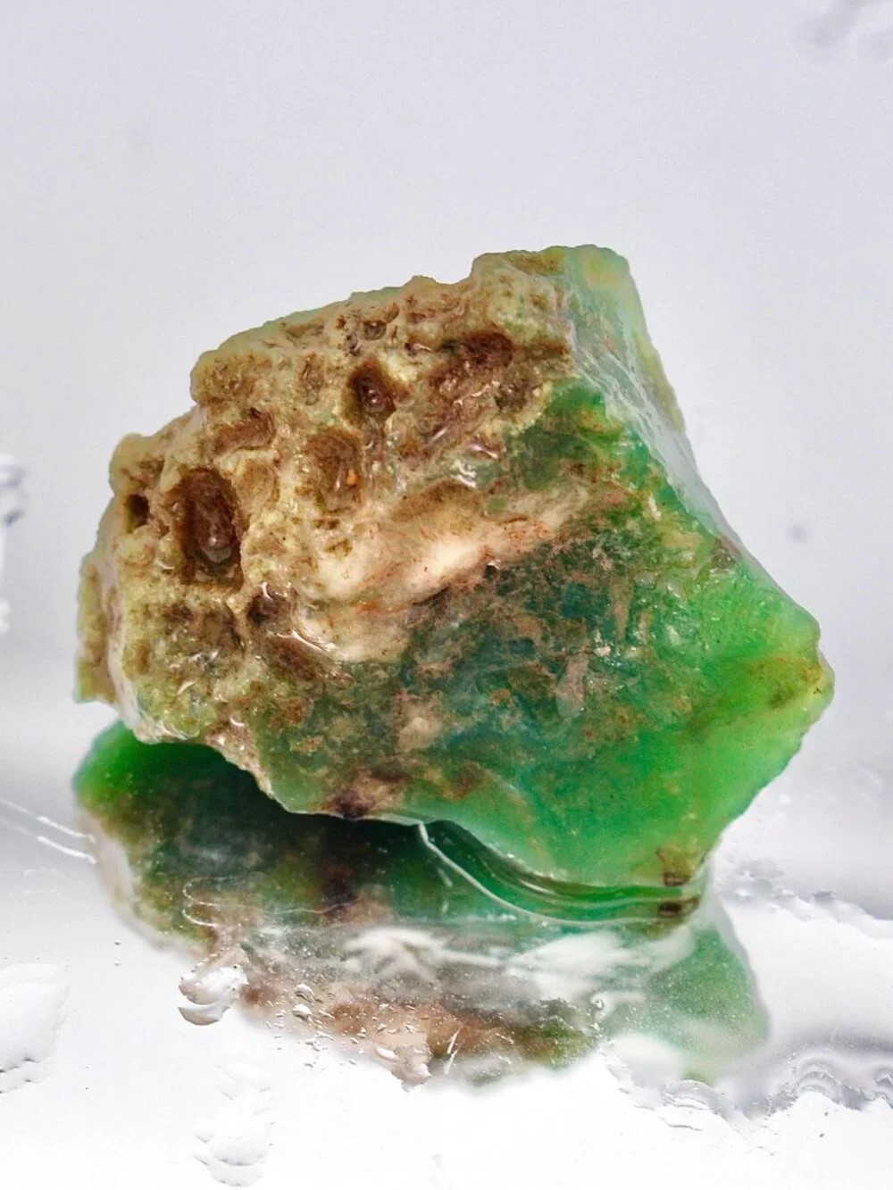 Gemmy Gem Australia Chrysoprase Marlborough Raw Natural Rough Mineral 86.9 Ct